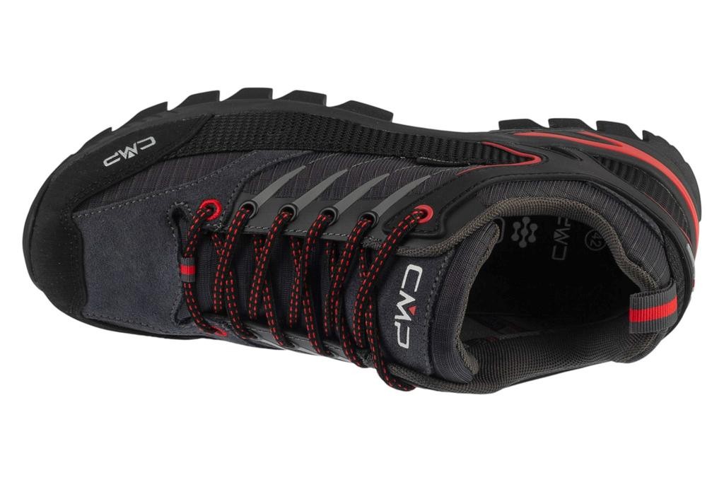 CMP Rigel 2.0 Low WP, Mens Black Trekking Shoes