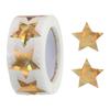 1/2Roll Laser/Glitter Star Stickers 25mm Self-Adhesive Sparkling Labels Stationery Stickers for Notes Greeting Cards Gift Boxes
