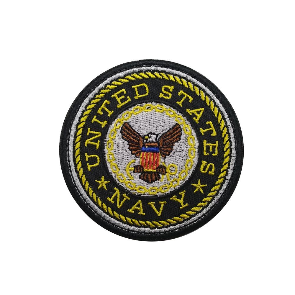 U.S. Army and Navy Tactical Velcro Embroidered Badge