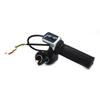 1 Pair 36v/48/60v Electric Bike Scooter Throttle Grip Handlebar With Lock Led Power Display Bicycle Accessories