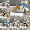 Cute Cartoon Cat Patterns Pillow Case Home Living Room Decoration Linen Pillowcover Pillow Cases Cushion Cover
