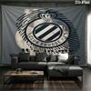 Club Brugge KV Custom Name Wall Tapestry Aesthetic Wall Hanging Printed Fabric Blanket Decorative Tapestries for Bedroom Living Room Home Decor