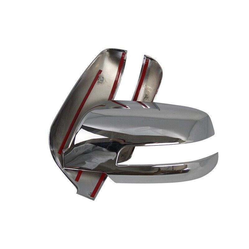 For Kia Sorento 2013-2014 Car Rearview Side Mirror Cover Wing Cap Exterior Door Sticker Frame Case Trim Housing Silver Chrome