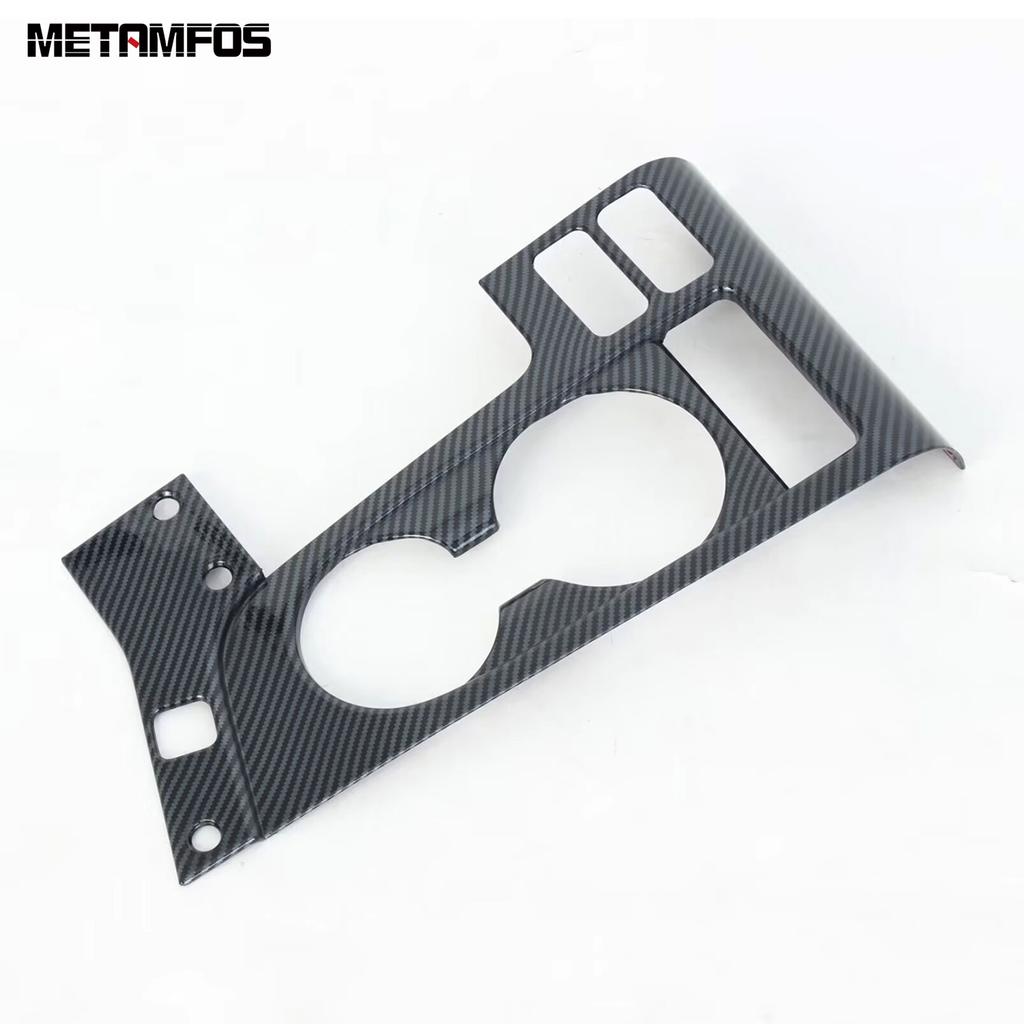 For Hyundai Sonata 2024 2025 2026 Carbon Fiber Center Console Gear Shift Box Panel Cover Trim Cup Holder Interior Accessories