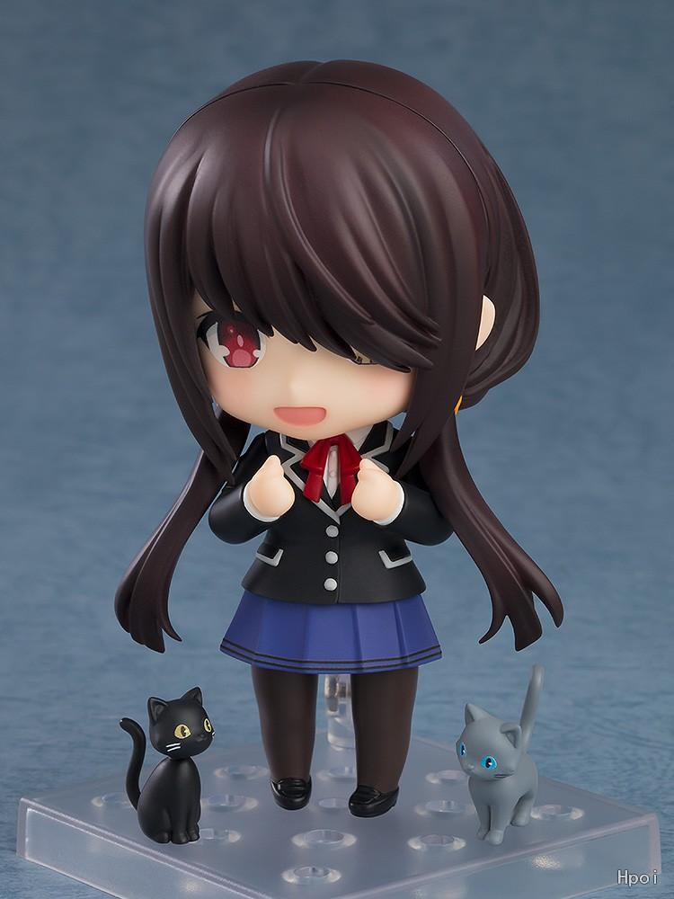 10CM Anime Date A Live V Tokisaki Kurumi Figure (#2455) School Uniform Ver Aciton Figure OB11 Model Toy Doll Collection Gift PVC
