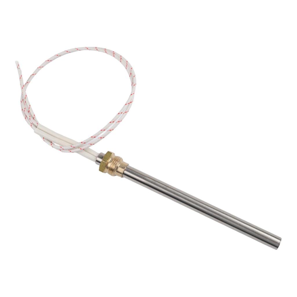1 Pcs 220v Pellet Furnace Ignition Rod 10mm Diameter Thread 3/8 Inch Heating Element For Fireplace Grill Stove