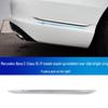 Mercedes-Benz C-Class Decorative Silver Strips: C180 Bumper, C200 Door, C260 Silver, C300 Style.