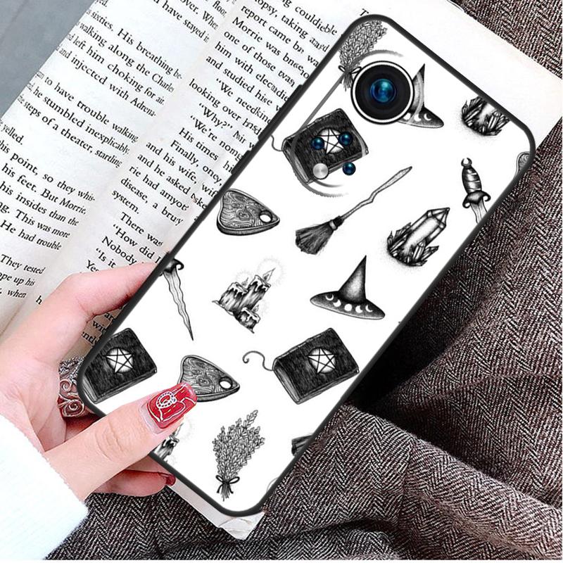 Girly Pastel Witch Goth Ouija Case For Honor Magic 5 6 7 8 Pro Honor Win RT X9d X9c X9b X9a X8c X8b 50 70 90 400 200 Lite