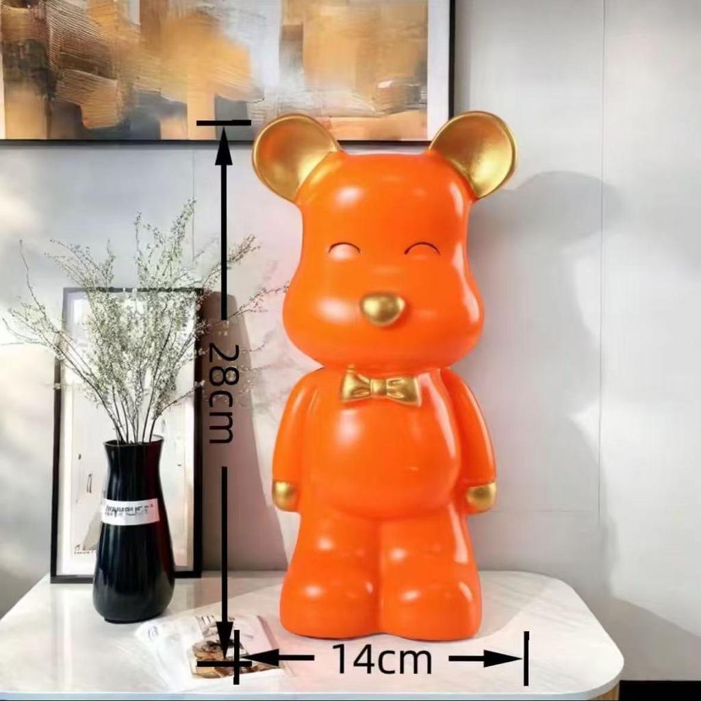 Luxury Large Capacity Bear Piggy Bank for Kids - Decorative Living Room Ornament