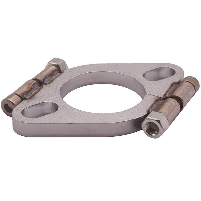 Buy 2" Exhaust Flange Flat Oval Split Mild Steel Repair Replacement Kit
