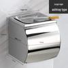 Stainless Steel Toilet Paper Holder with Storage and Ashtray