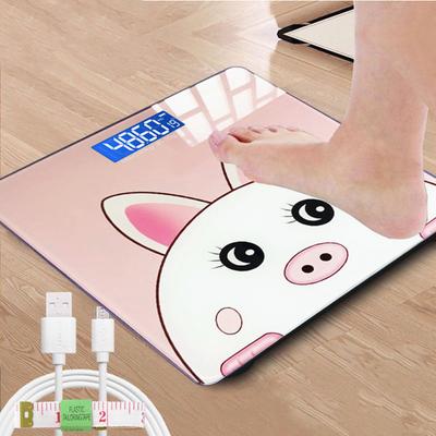 Usb Charging Digital Body Precision Scale For Weighing Mini Bathroom Electronic Weight Scale Electronic Floor-standing For Human