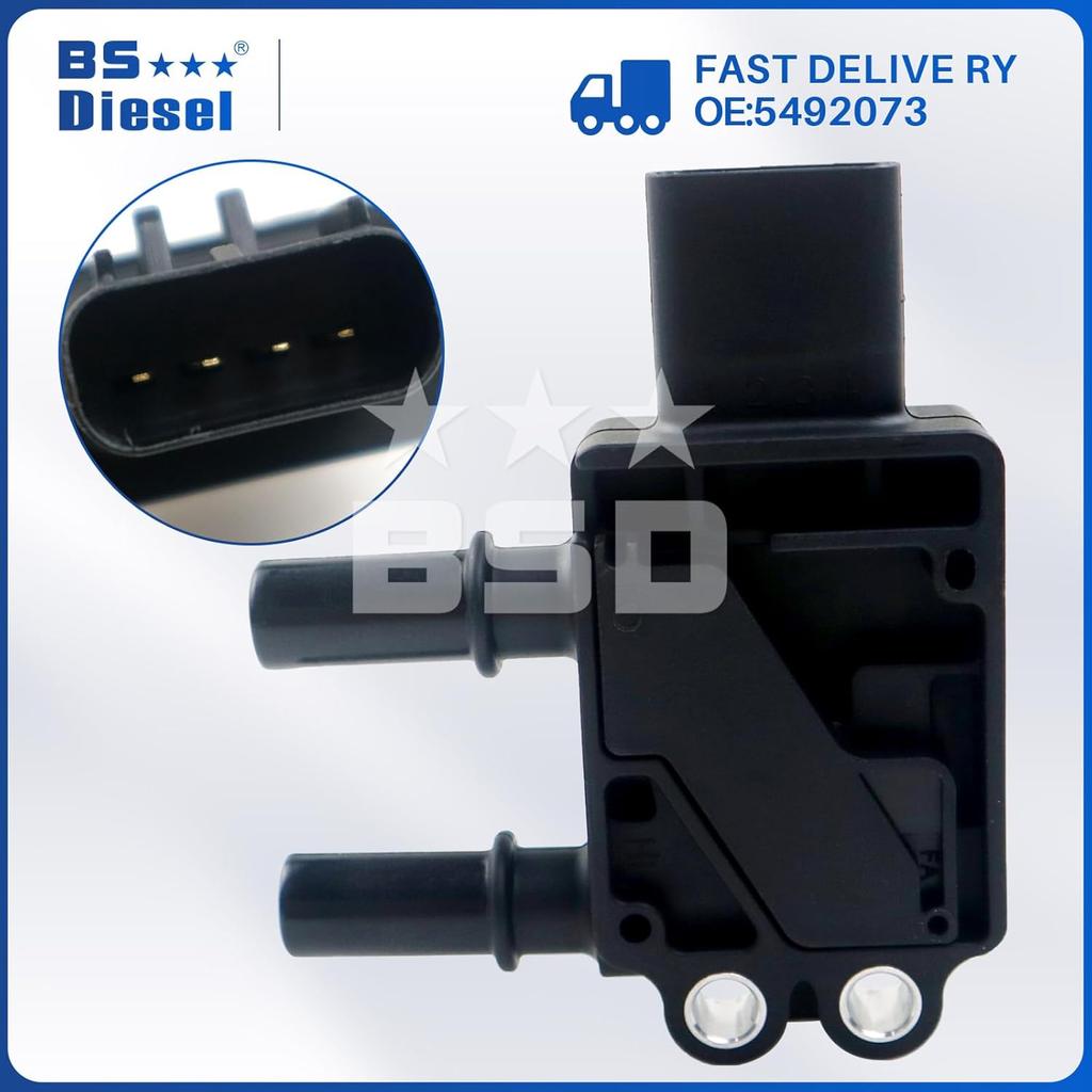 5492073 Exhaust Gas Recirculation Pressure Sensor EGR Differential Pressure Sensor 5MPP2-3 Compatible with Freightliner Gascadia Cummins
