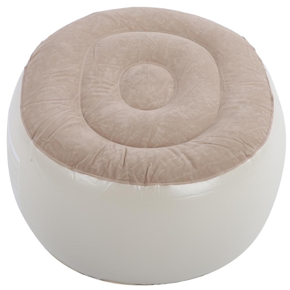 Portable PVC Inflatable Foot Stool Cusion Soft Air Chair for Indoor Outdoor Fitness Sports