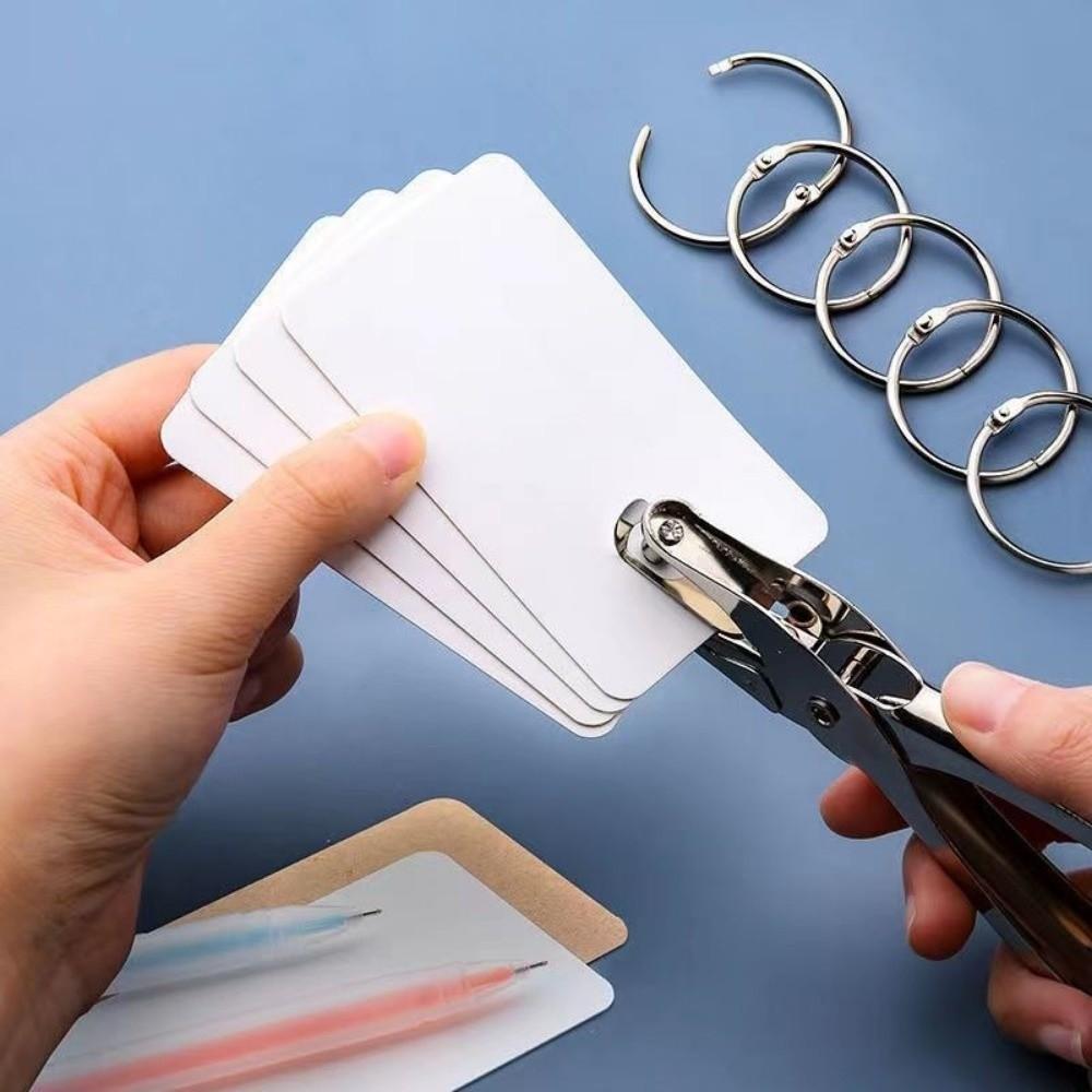 100pcs/box Colorful Kraft Paper Card Blank Message Thank You Card Business Card  Learning Card