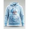Christmas Hoodie 3D Print Loose Fit Long Sleeve Sweatshirt Men Women Youth Casual Winter Wear