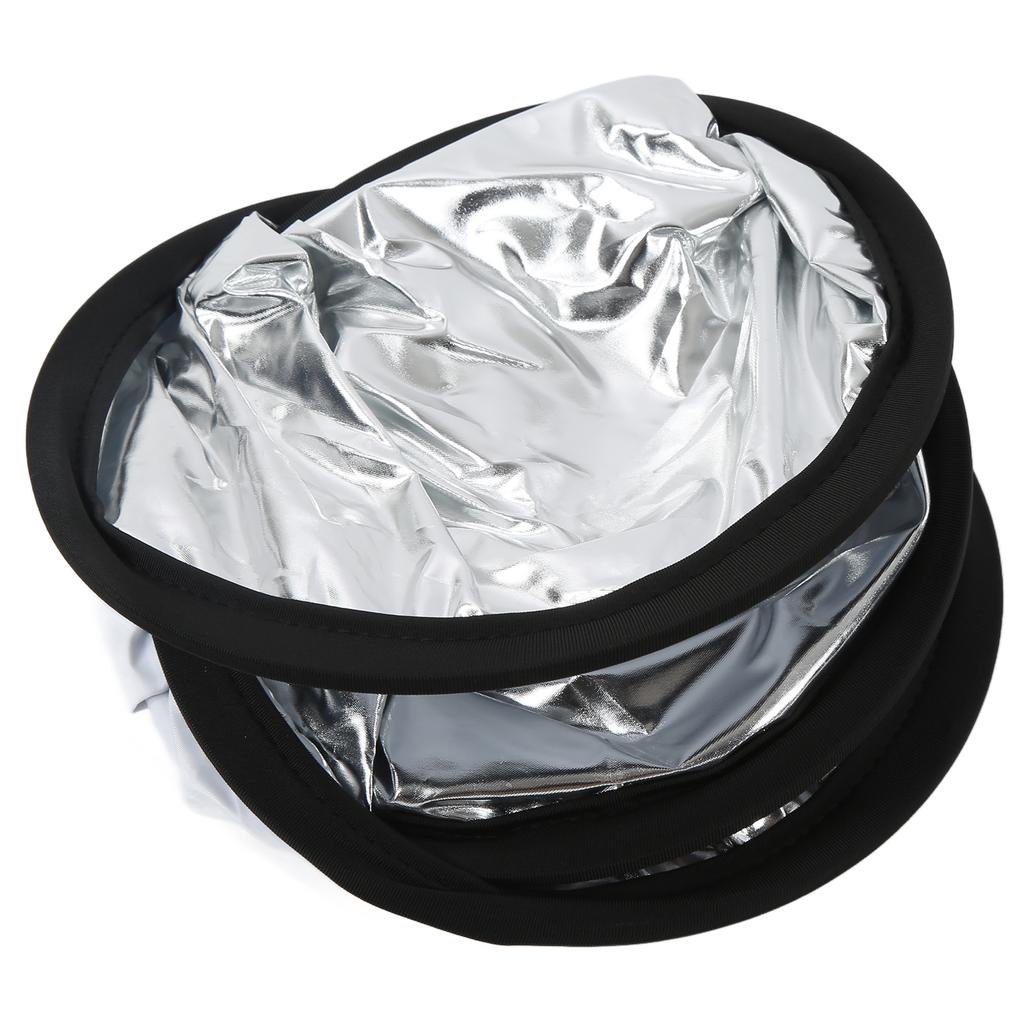 60cm Celsius 23.6in 2 in 1 Photography Lighting Reflector Portable Collapsible Photo Studio Reflector with Carrying Bag