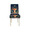 Festive Christmas Stretch Chair Cover - Dustproof Print Decoration