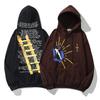 Kanye Kanye Concert Letter Print Sweatshirt, Men's and Women's Couple Pullover Hooded Hooded Jacket
