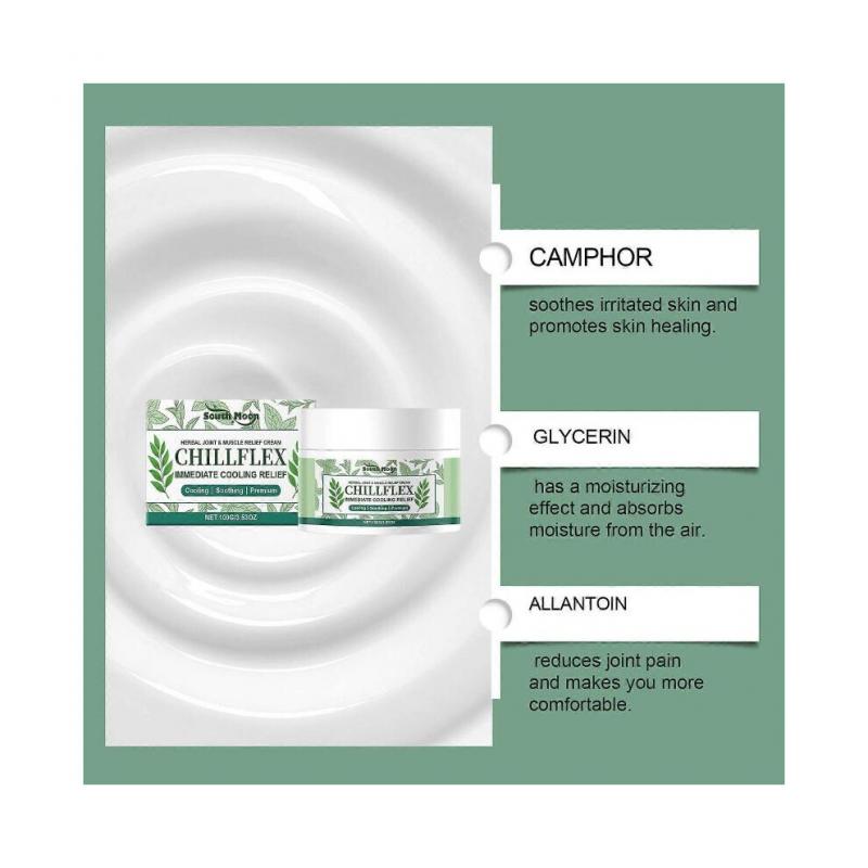 (3pcs)1-3pcs Menthol Joint & Muscle Relief Massage Cream Chillflex Herbal Soothing Cream for Joints and Muscles Discomforts