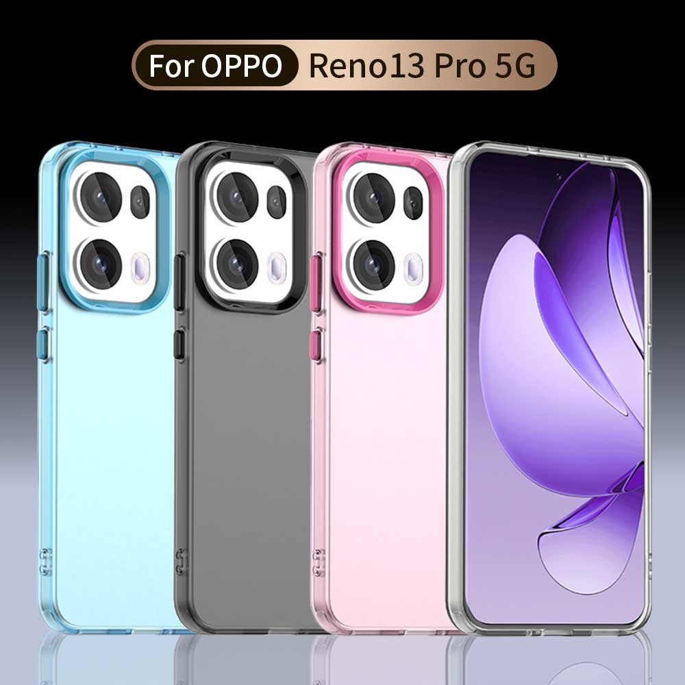 Frosted Case For OPPO Reno13 Pro Cover OPPO Reno13 Pro Funda Coque Matte Translucent PC Candy Color Phone Bumper Reno 13 Pro