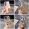 Pink Leopard Sweetheart Phone Case for Samsung A24 A25 A26 A31 A32 A33 A34 A35 A51 A53 A54 A71 A72 A73 Transparent Soft Covers