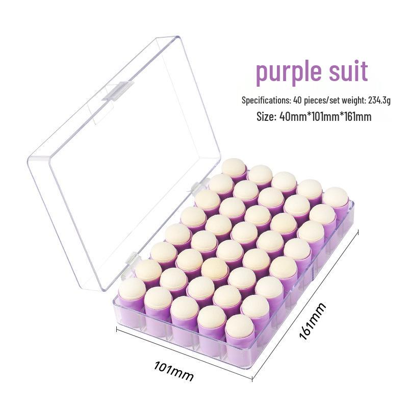 Vintage Journal Ink Pad Blending Tool with DIY Sponge Finger Cot and Lace Ruler - Available In 5 Colors for Stamping, Smearing, and Coloring.
