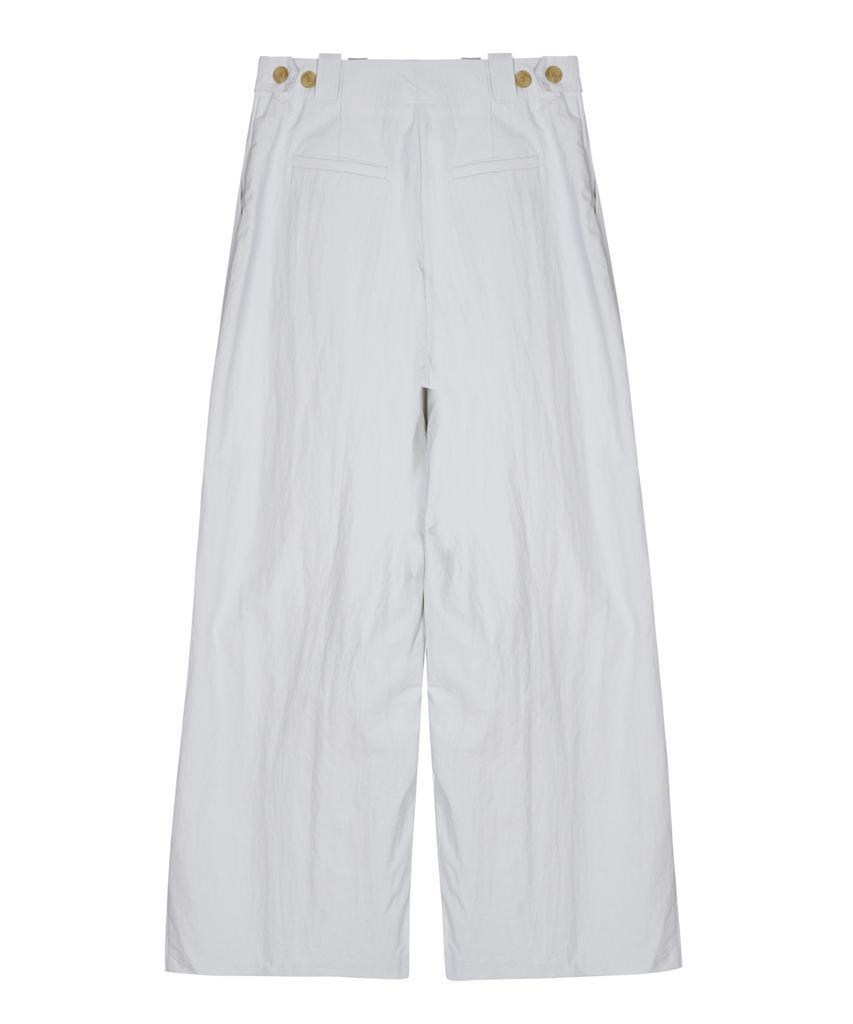 Nigaennikol Volume Tuck Wide Pants_Sky Blue