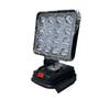 Portable 18V LED Work Light Li-ion Battery Charger Adapter Flood Lamp Handheld with USB Camping Lamp Outdoor