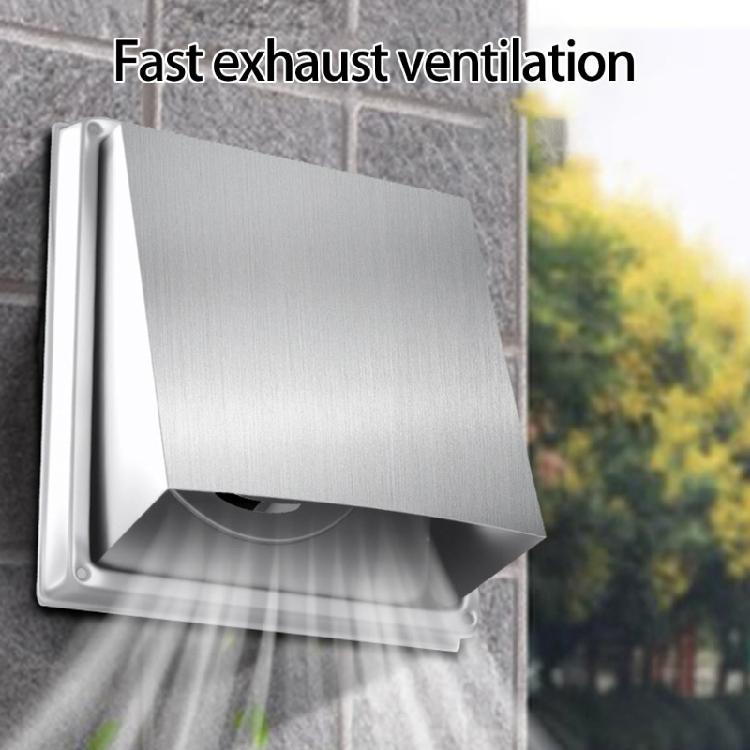 Wall Air Vent Outlet Stainless Steel Extractor Fan Vent Cover Ducting Ventilation Exhaust Grille Cover Easy To Install