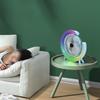 USB Rechargeable Mini Fan Featuring Adjustable Tilt and Silent Operation Perfect for Desktops and Outdoor Activities