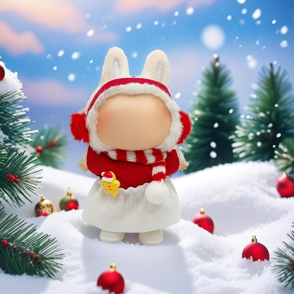 Cimoon Doll Clothes 15cm/17cm Cute Costume Outfit Accessories for Plush Toys and Dolls