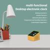 Smart Weather Clock WiFi Desktop Electronic Clock with Real-Time Weather 1.54" 240×240 Display Adjustable Brightness Night Mode Customizable Scr