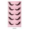 5 Pairs Cat Eye Lashes Natural False Eyelashes Fox Eye Faux Mink Eyelashes