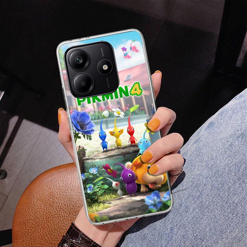 Game P-PikminS 4 Phone Case For Xiaomi Redmi Note 15 14 13 12S 12 11 Pro Plus 14S 11S 11E 10 10S 11T 5G Personalized Cover Redmi