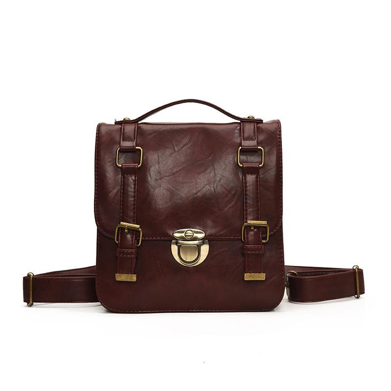 

School Classic British Style Unisex Backpack Spacious And Stylish For Students Little вино красного