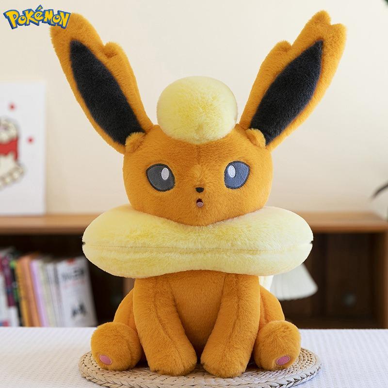 456080Cm Flareon Plushies Pokémon Cartoon Anime Stuffed Kawaii Ornament Comfortable Soft Doll Toys Peluche Pillow Gift