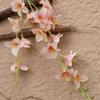Echte Haptik 2 Gabeln Künstliche Orchideenblüte DIY Orchidee Seidenblume 85cm Künstliche Blumen Ast Heimdeko