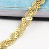 5 Yards Sequin Lace Braided Band 15MM Dress Wedding Tape Decor Ribbon  Trim Sewing Clothes Stage