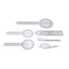 6-teiliges medizinisches Goniometer-Set, 6, 8 und 10 Zoll, multifunktionales Gelenk-Goniometer-Set für Physiotherapeuten