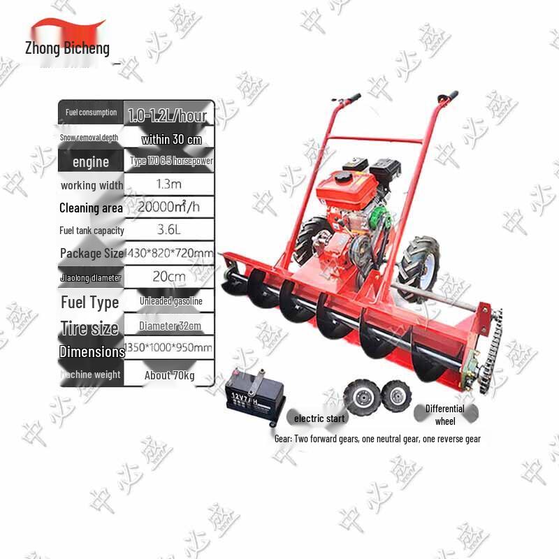 Zhongbisheng Self-Propelled Snow Sweeper