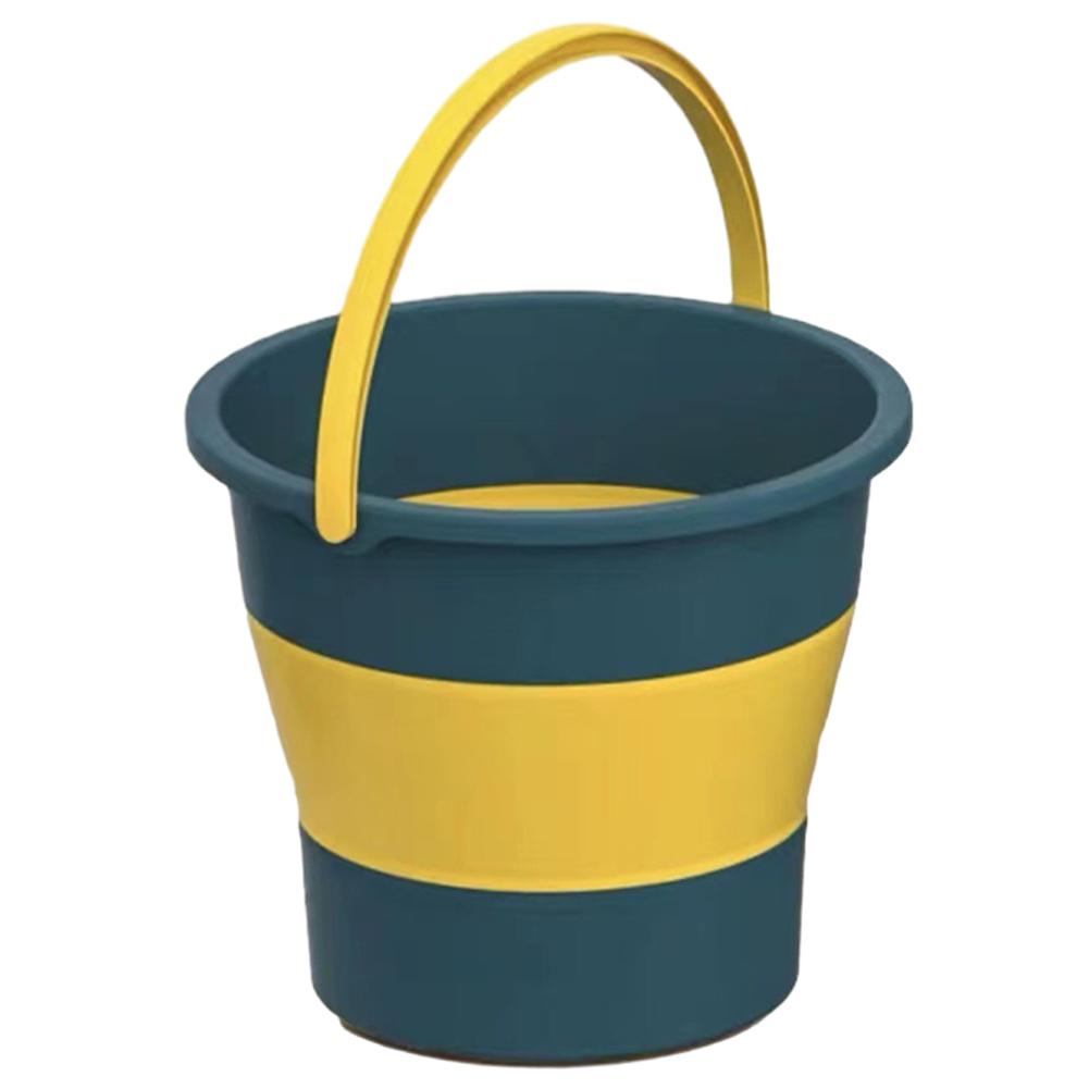 16.8L Pail Buckets Space Saving Water Bucket Folding Handy Bucket Multifunction for Bathroom Kitchen Camping