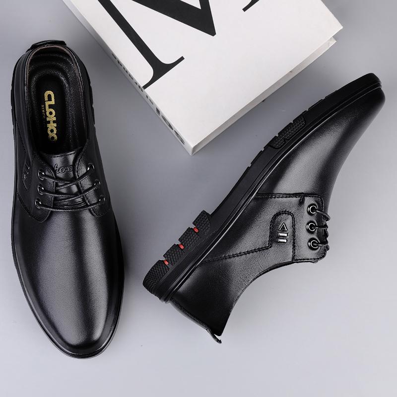 Herren Freizeitschuhe Mode Echtes Leder Herrenschuhe Büro Oxfords Business Kleiderschuhe Mokassins Herren Fahrschuhe Weiche Slipper