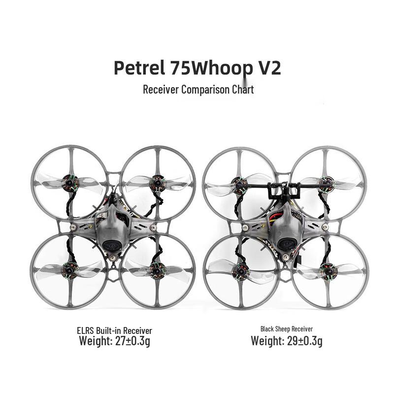 Petrel 75WhoopV2 1S Indoor FPV Drone (CN version)