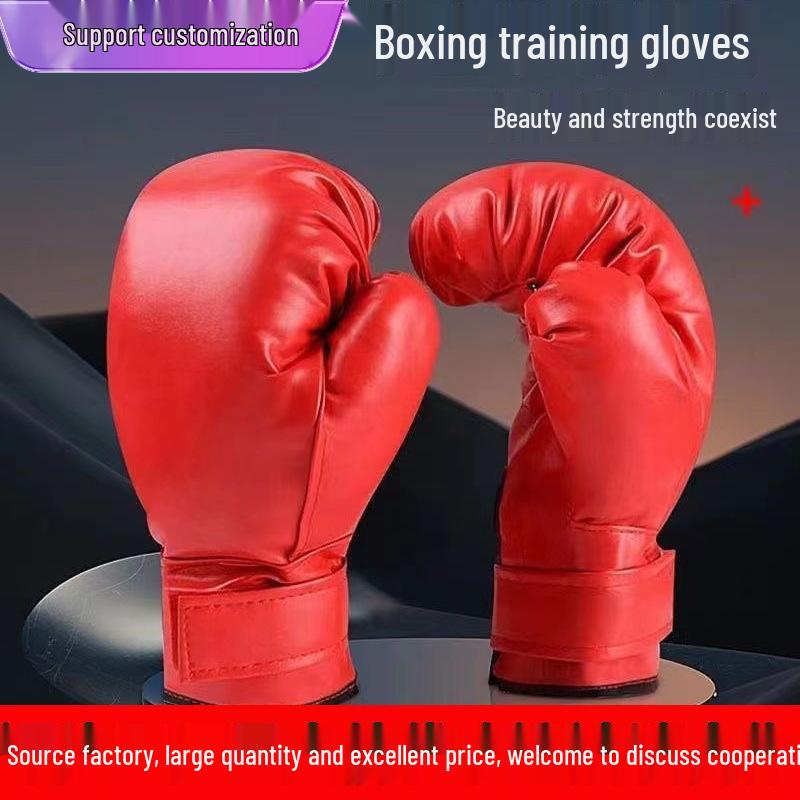 Unisex Adult & Kids Sanda Punching Gloves - Free Size Protective Gear for Training