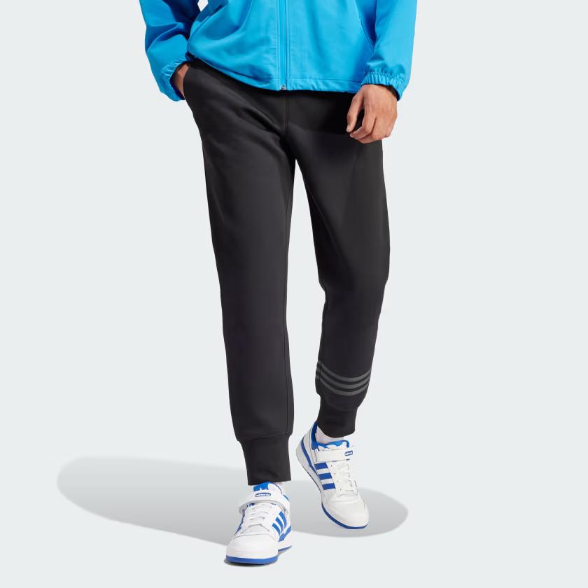 Adidas Originals Street Neuclassics Cuffed Knit Joggers Men Bottoms Black IS2812