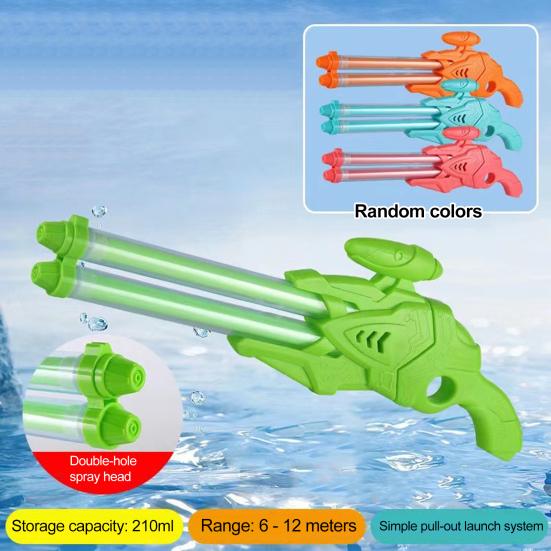 Pistola ad acqua per bambini Gioco d'acqua in cortile Giocattolo a lunga gittata 8-10 m Spruzzo Grande capacità Giocattolo ammollo acqua per esterno Estate Cortile Spiaggia