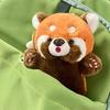 Cartoon Roter Panda Plüschtier Anhänger Kleiner Waschbär Puppe Puppe Spielplatz Waschbär Gefüllter Rucksack Dekor Geschenke Tasche Anhänger