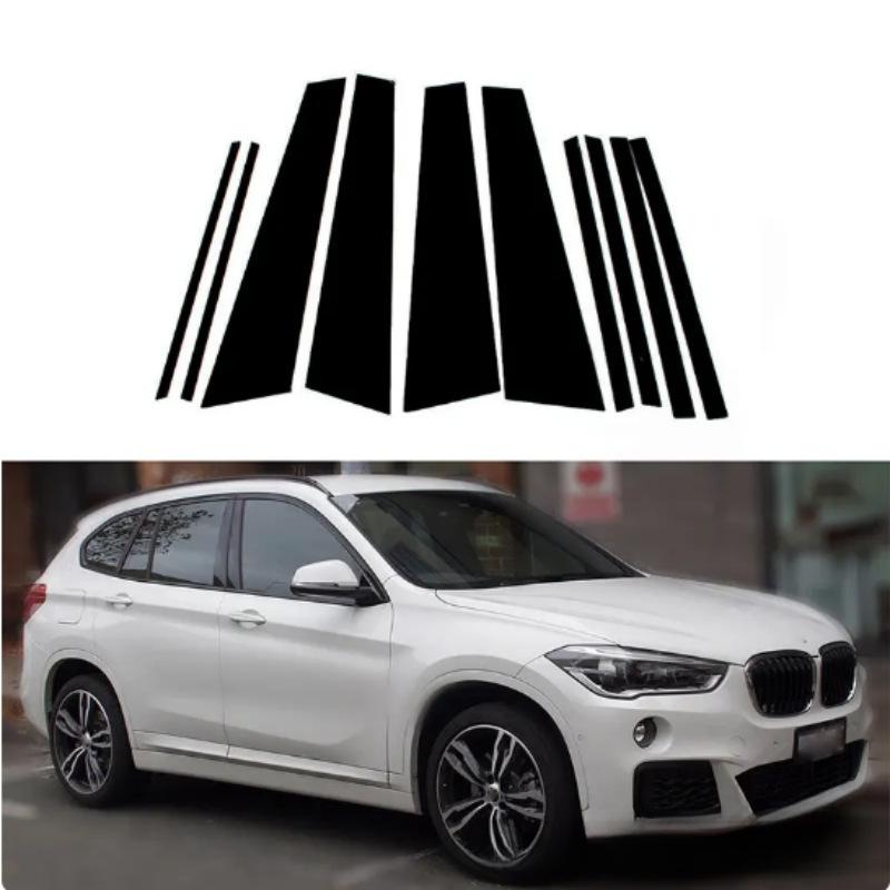 Pre BMW X1 F48 2016 - 2025 E84 2010 - 2015 Lesklé čierne kryty stĺpikov okien B C stĺpiky nálepky bočný panel dverí ozdoba