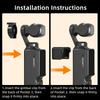 Rechargeable Video Selfie Light for DJI Osmo Pocket 4 Gimbal Camera Accessories